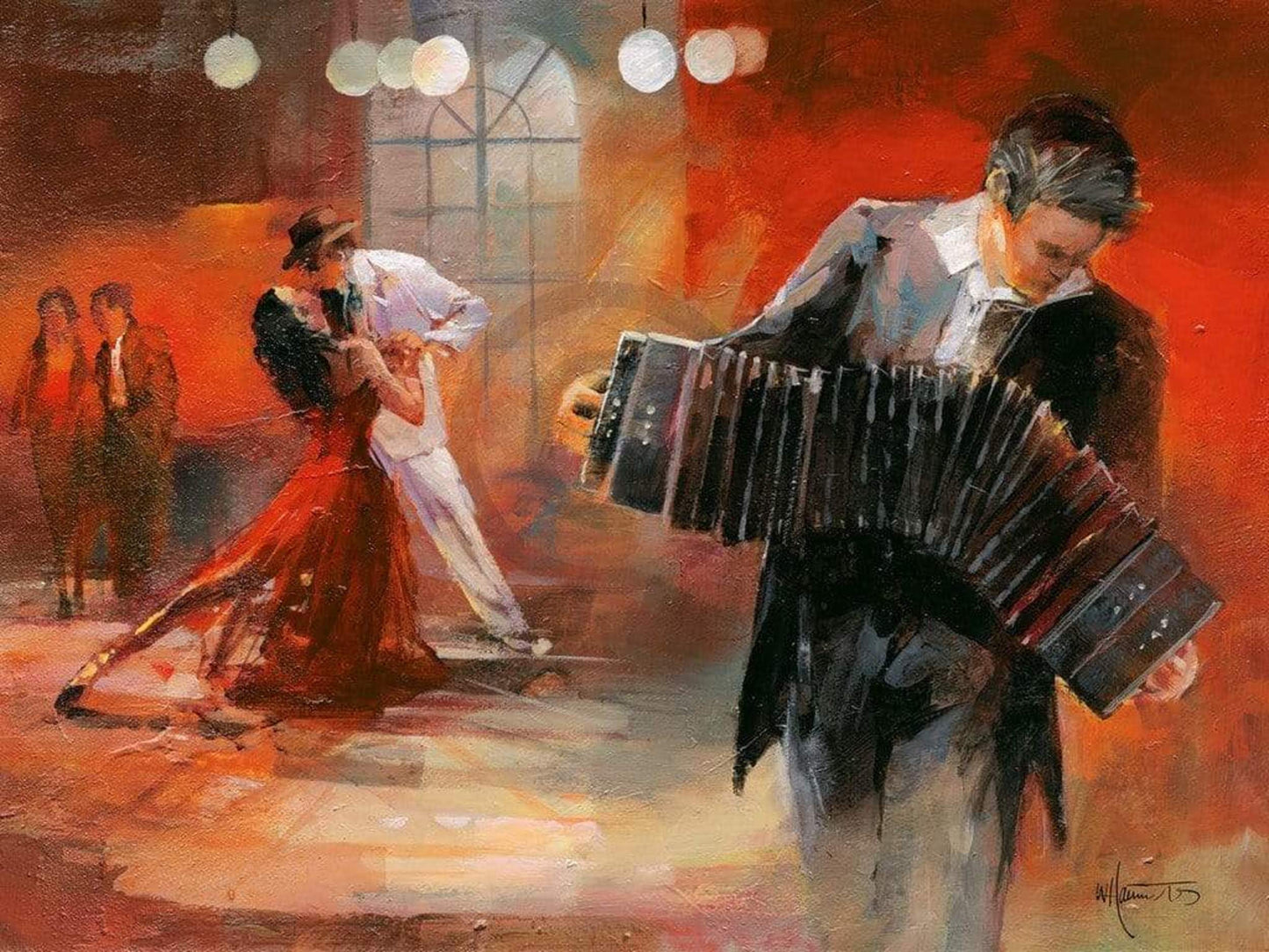 Kunstdruck Willem Haenraets - Bandoneon 80x60cm