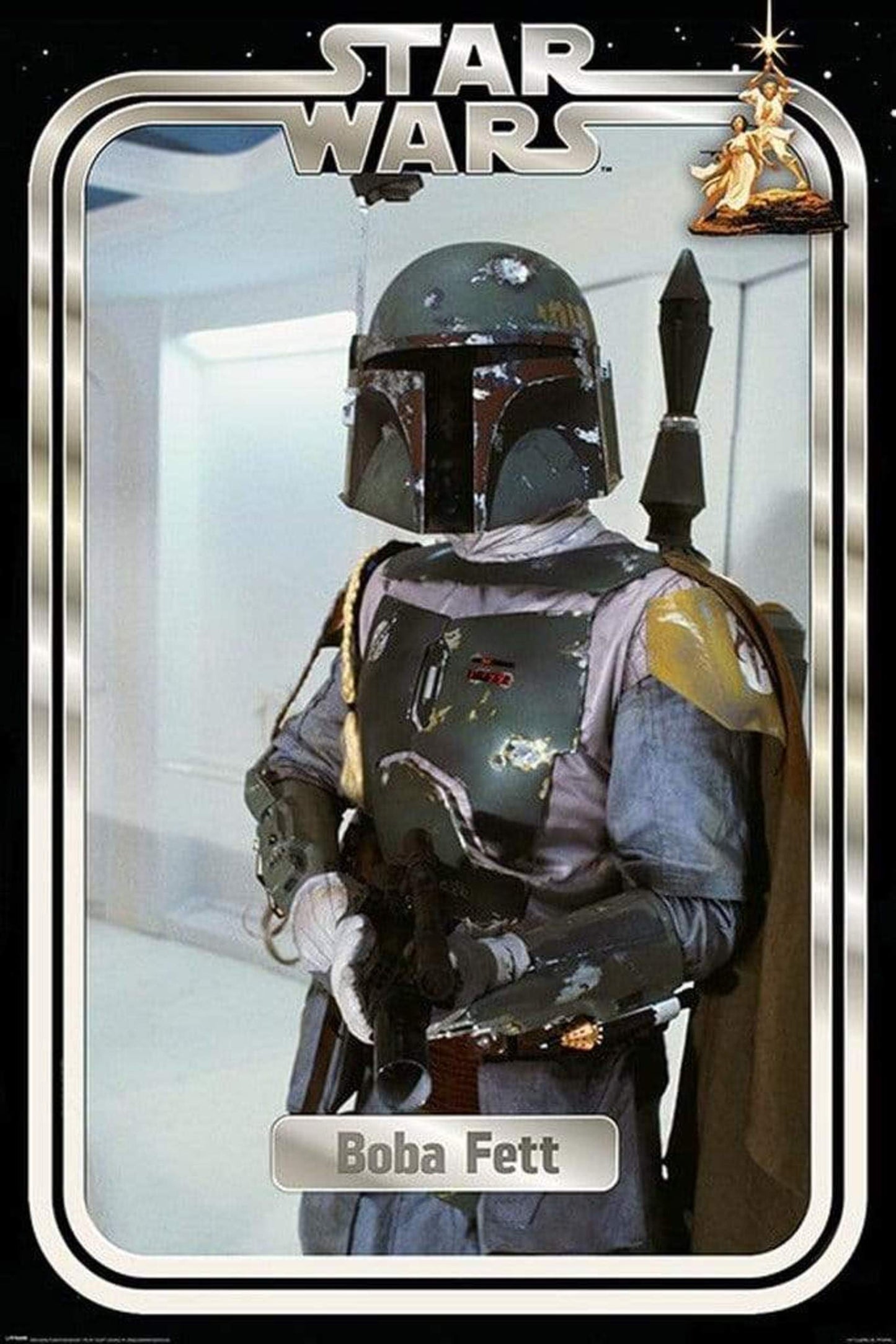Poster Star Wars Boba Fett Retro Packaging 61x91,5cm