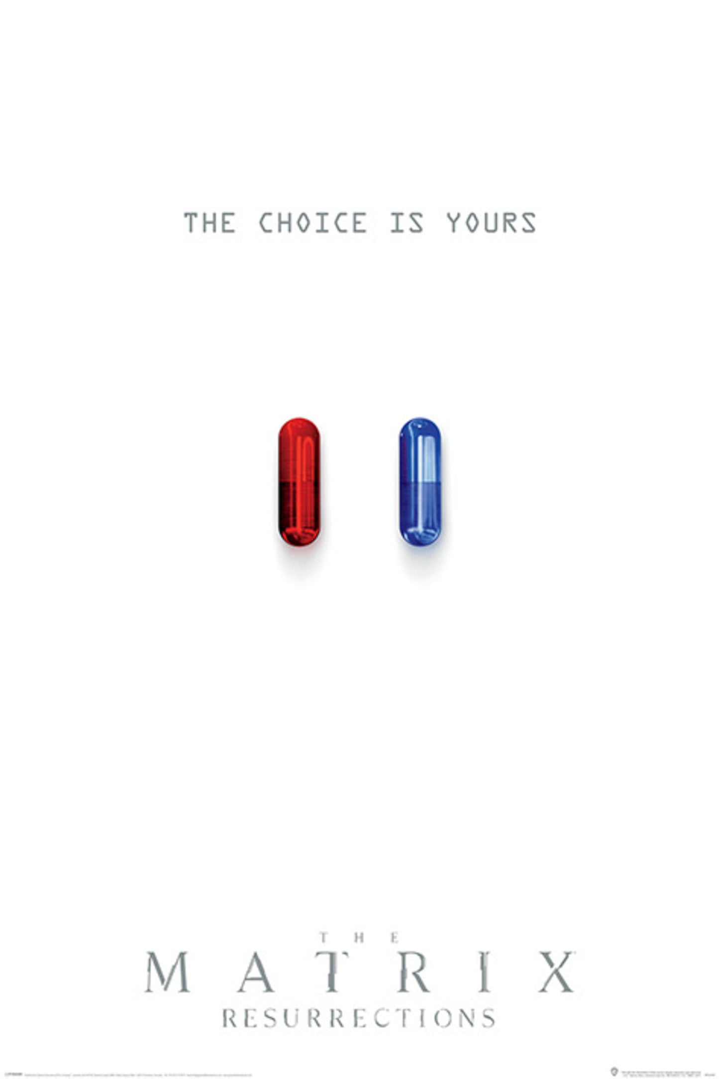 Poster The Matrix - Resurrections The Choice is Yours 61x91,5cm