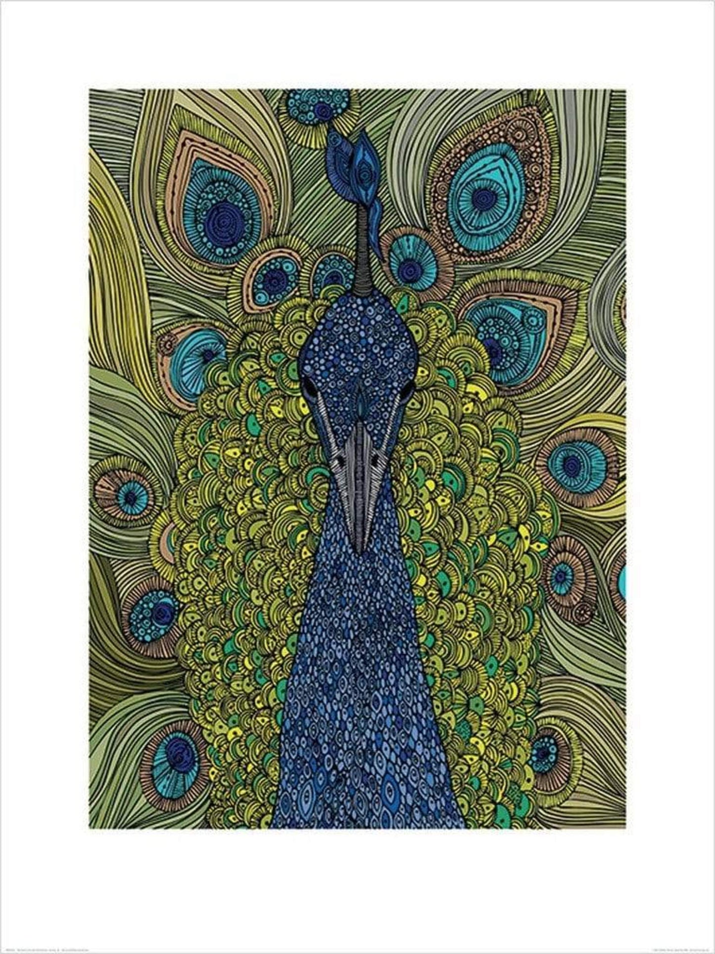 Kunstdruck Valentina Ramos - The Peacock 60x80cm