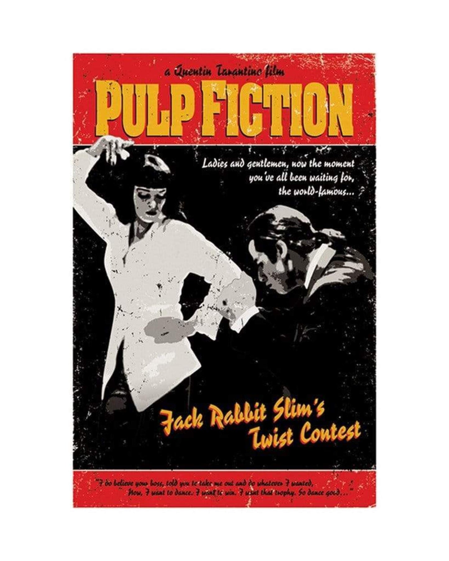 Kunstdruck Pulp Fiction - Twist Contest 40x50cm