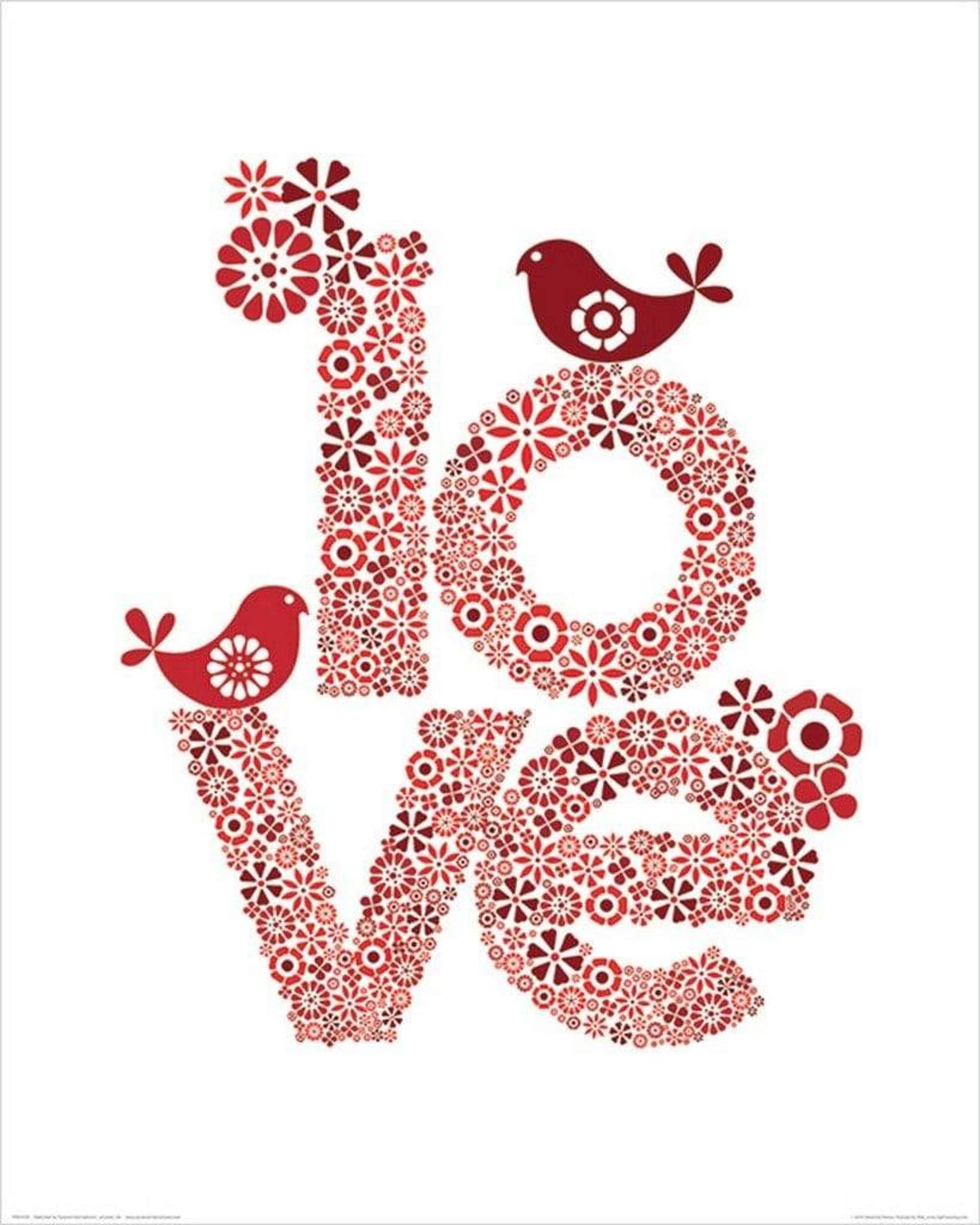 Kunstdruck Valentina Ramos - Red Love 40x50cm