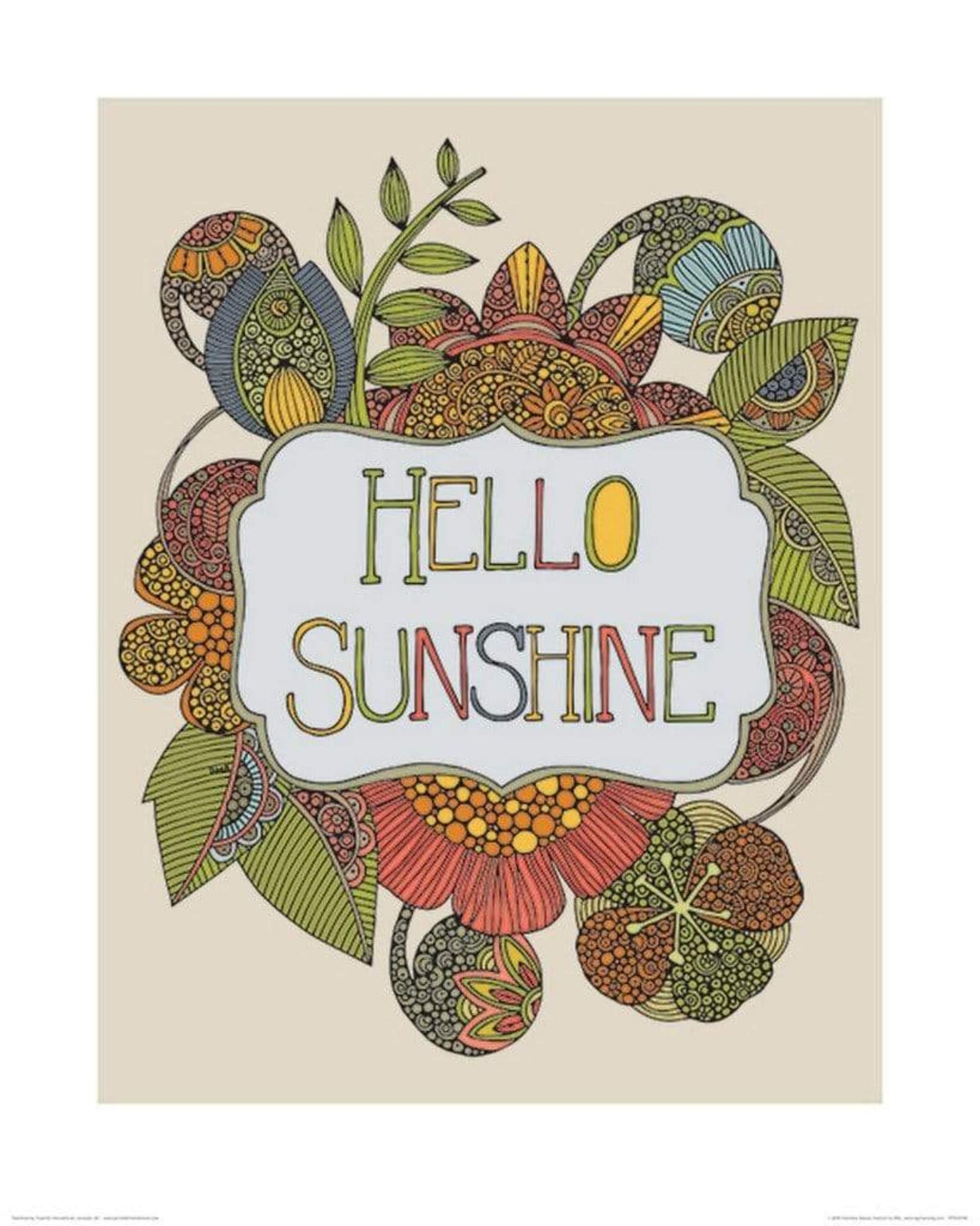 Kunstdruck Valentina Ramos - Hello Sunshine 40x50cm