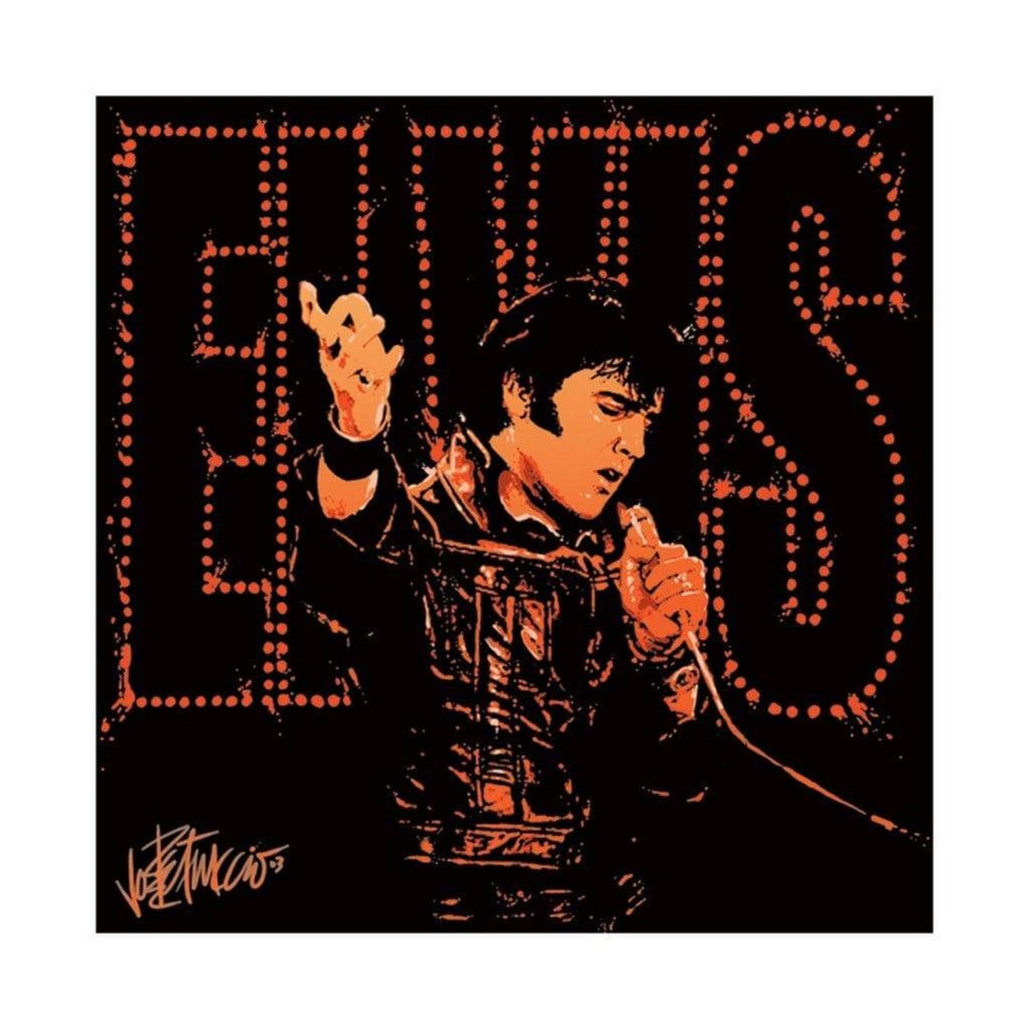 Kunstdruck Elvis Presley 68 40x40cm