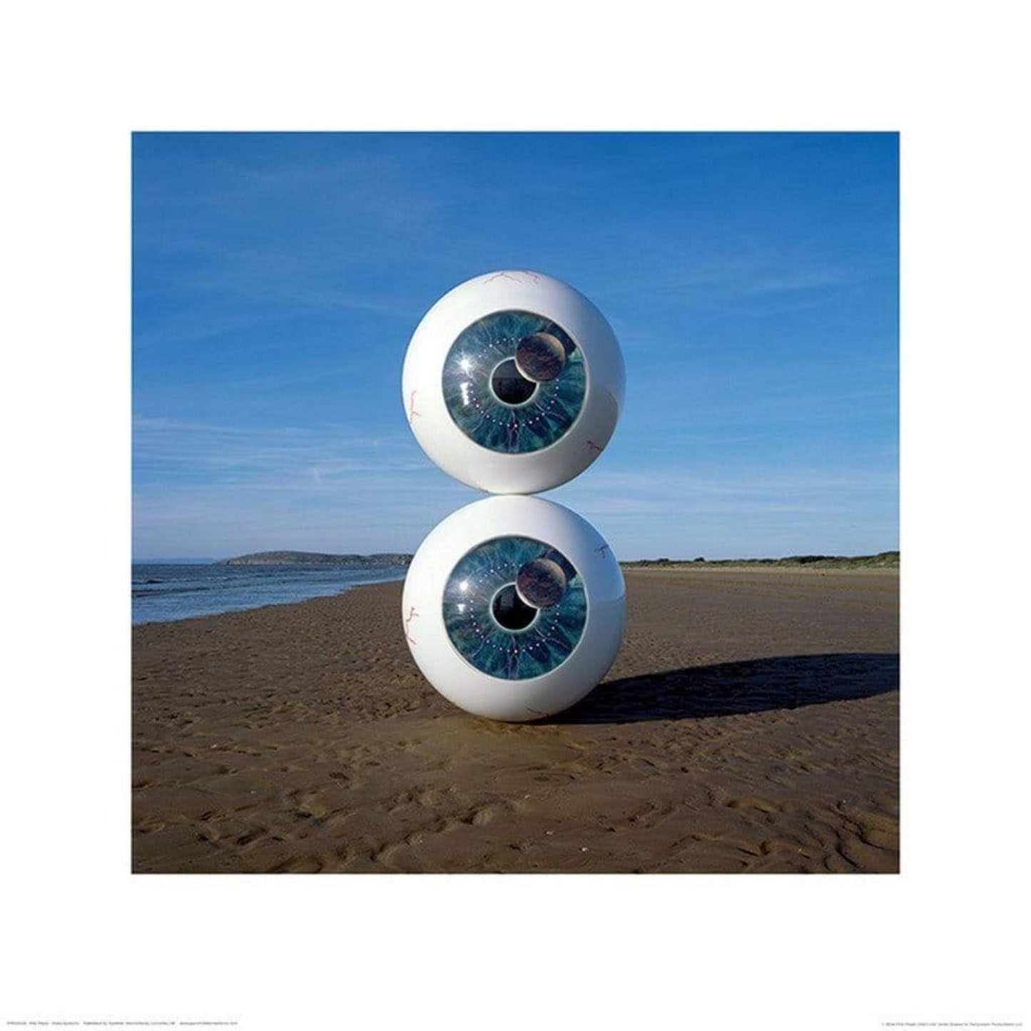 Kunstdruck Pink Floyd Pulse Eyeballs 40x40cm