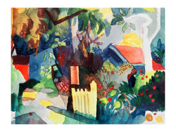 Kunstdruck August Macke - Landschaft 60x80cm