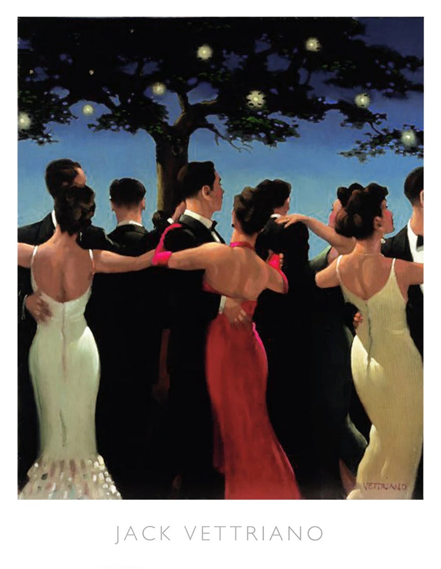 Kunstdruck Jack Vettriano - Waltzers 40x50cm
