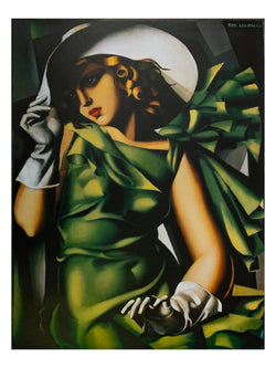 Kunstdruck Tamara De Lempicka - Donna Vestita In Verde 60x80cm