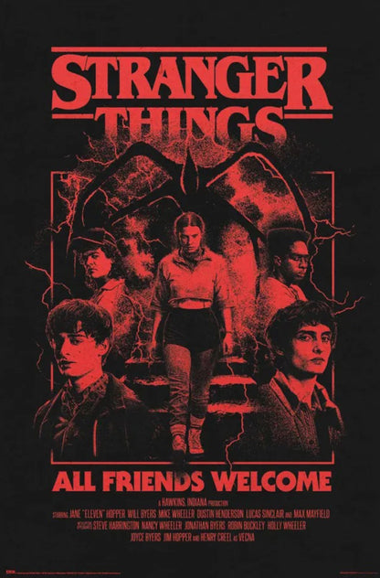 Poster Stranger Things - S5 - All Friends Welcom 61x91,5cm