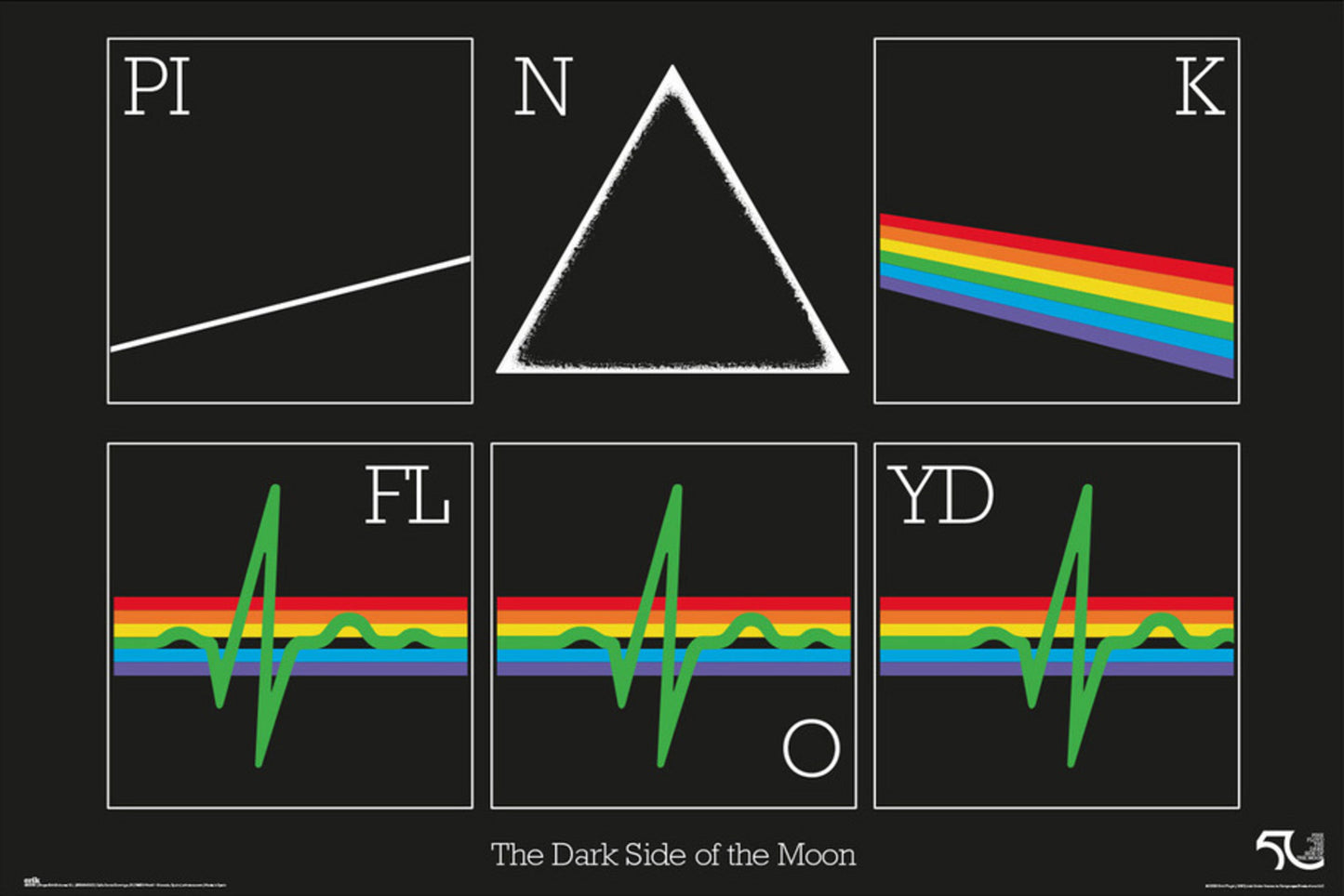 Poster Pink Floyd - The Dark Side of the Moon 91,5x61cm