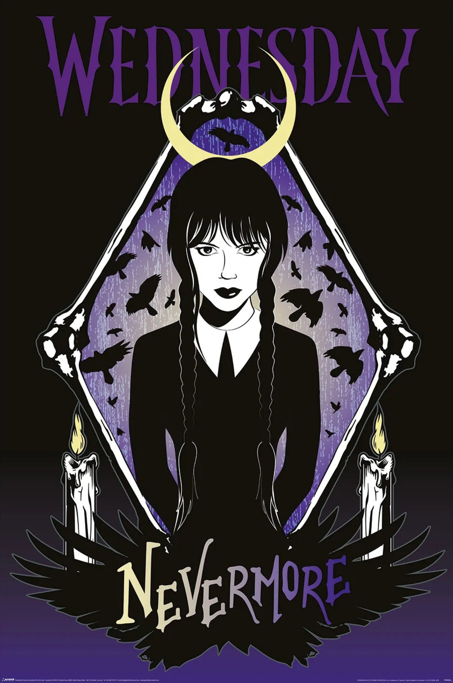 Poster Wednesday - Ravens 61x91,5cm