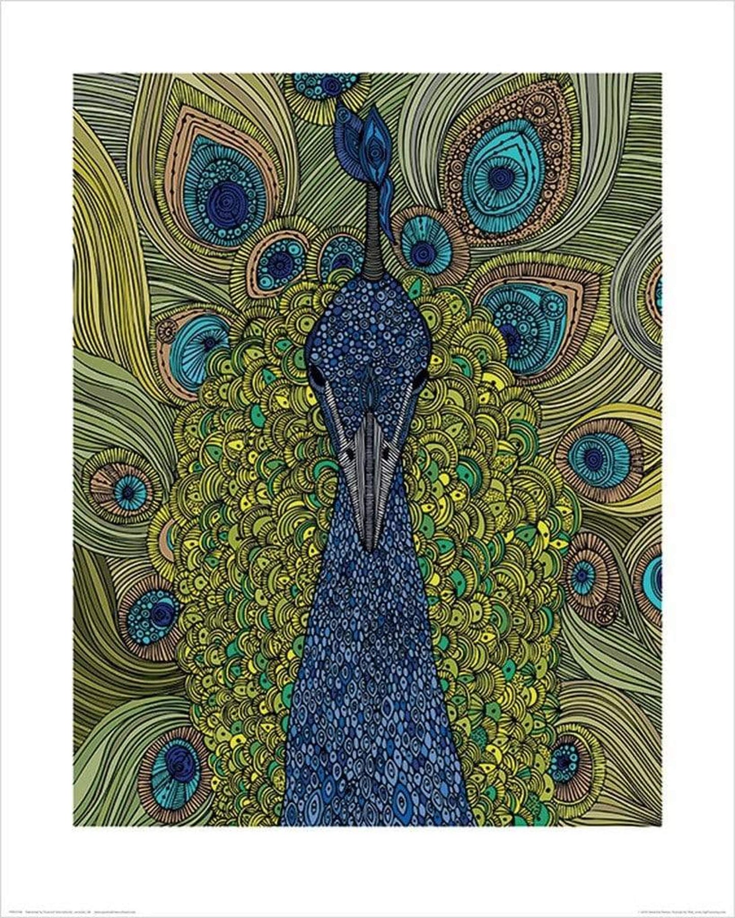Kunstdruck Valentina Ramos - The Peacock 40x50cm