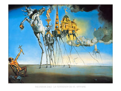 Kunstdruck Salvador Dali - La tentation de St. Antoine 80x60cm