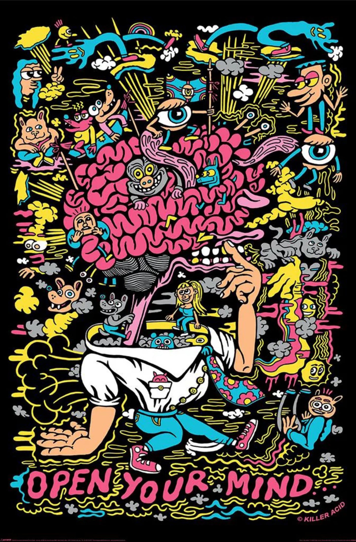 Poster Killer Acid - Open Your Mind 61x91,5cm