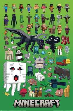 Poster Minecraft - Character Montage 61x91,5cm