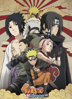 Poster Naruto Shippuden - Shippuden Group nr 2 38x52cm