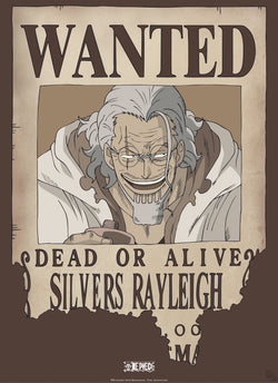 Poster One Piece - Wanted Rayleigh 38x52cm
