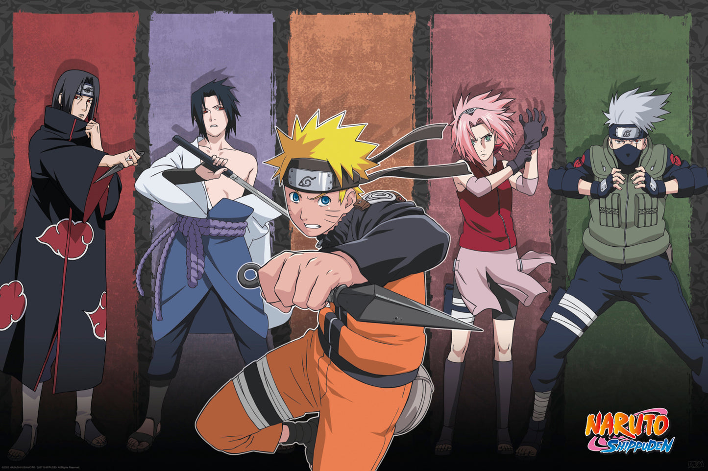 Poster Naruto Shippuden - Naruto Allies 91,5x61cm