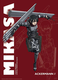 Poster Attack on Titan - Season 4 Mikasa 38x52cm