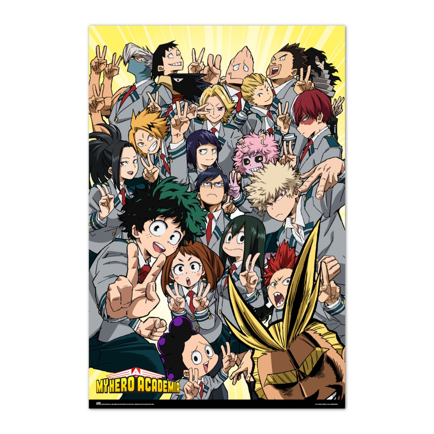 Poster My hero Academia - UA Class 1-A 61x91,5cm