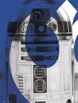 Kunstdruck Star Wars - Episode IX R2 D2 30x40cm