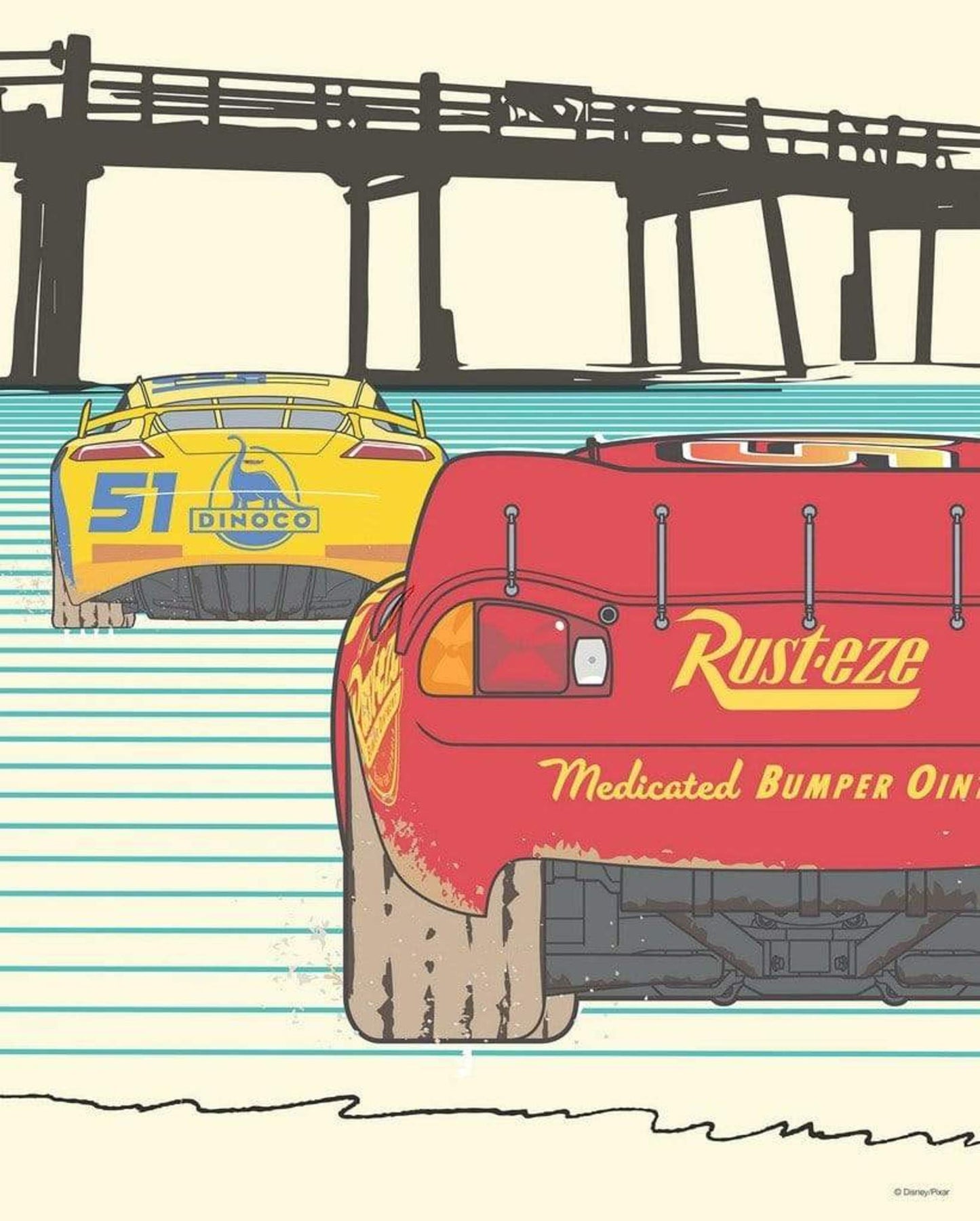 Kunstdruck Cars - Strengthen Together 40x50cm