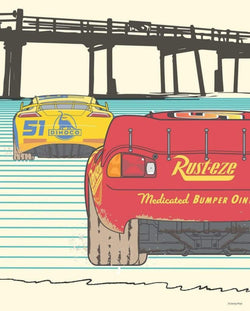 Kunstdruck Cars - Strengthen Together 40x50cm