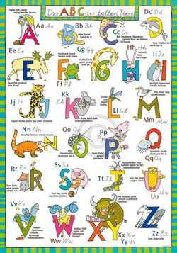 Gabriele Altevers - ABC der tollen Tiere Kunstdruck 48x68cm