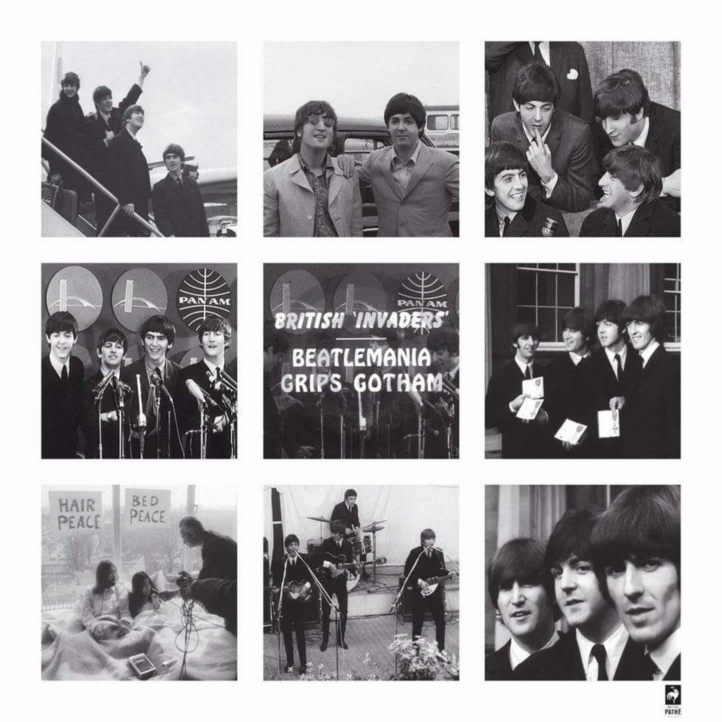 British Pathe - Beatlemania Grips Gotham Kunstdruck 70x70cm