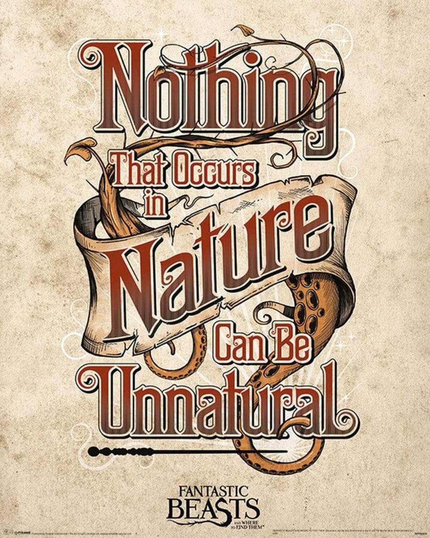 Poster Fantastic Beasts - Unnatural 40x50cm
