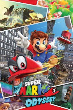Poster Super Mario - Odyssey Collage 61x91,5cm