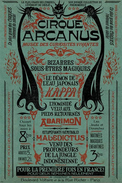 Poster Fantastic Beasts - the Crimes of Grindelwald Le Cirque Arcanus 61x91,5cm