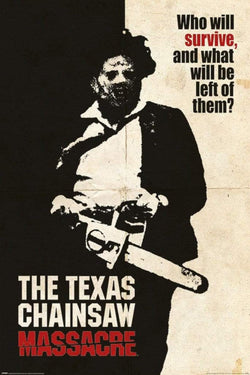 Poster Texas Chainsaw Massacre - Who Will Survive 61x91,5cm