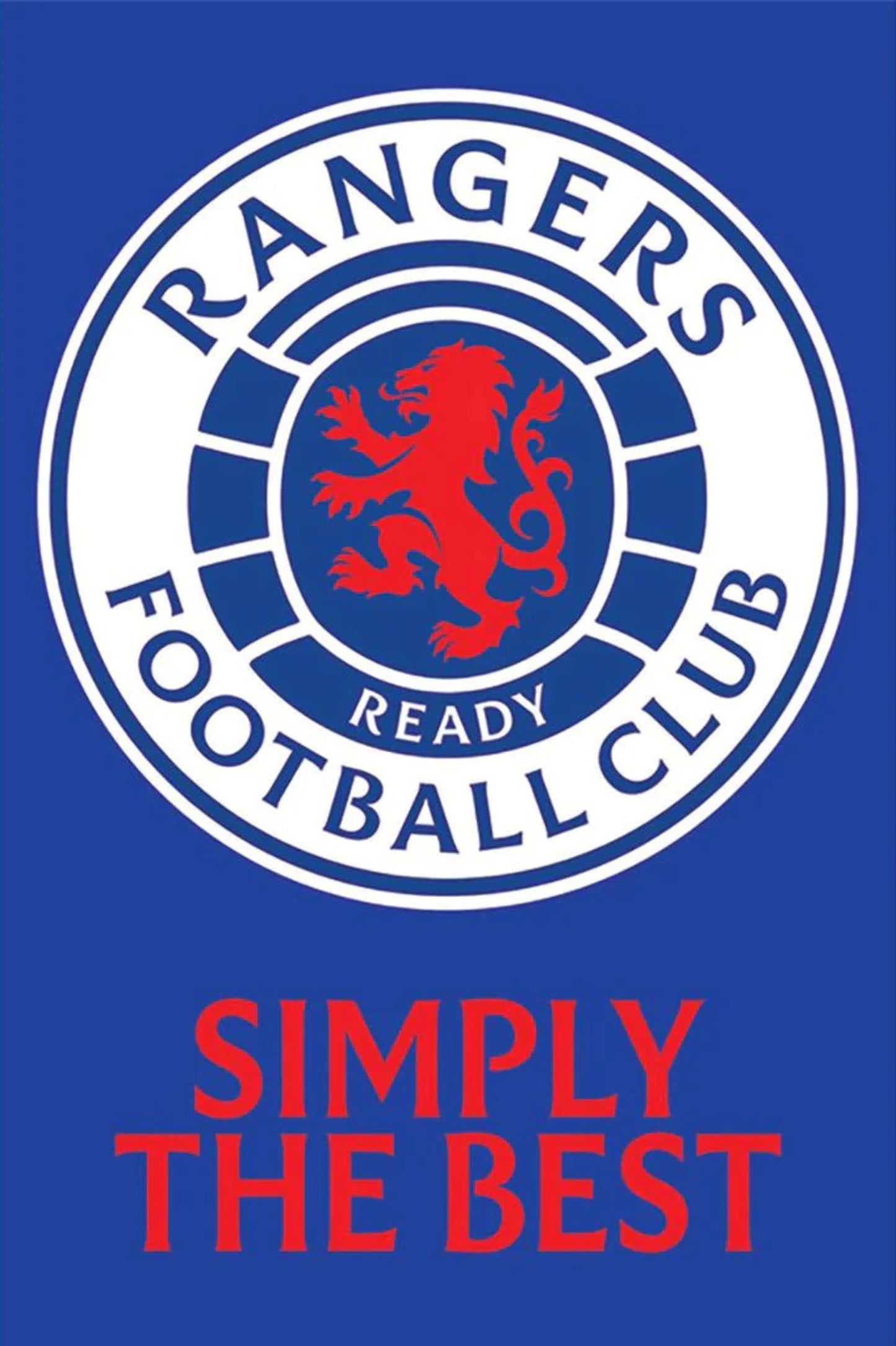 Poster Rangers F.C. Simply the Best 61x91,5cm