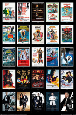 Poster James Bond - 25 Films 61x91,5cm