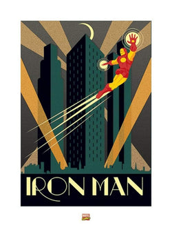 Kunstdruck Marvel - Deco Iron Man - 60x80cm
