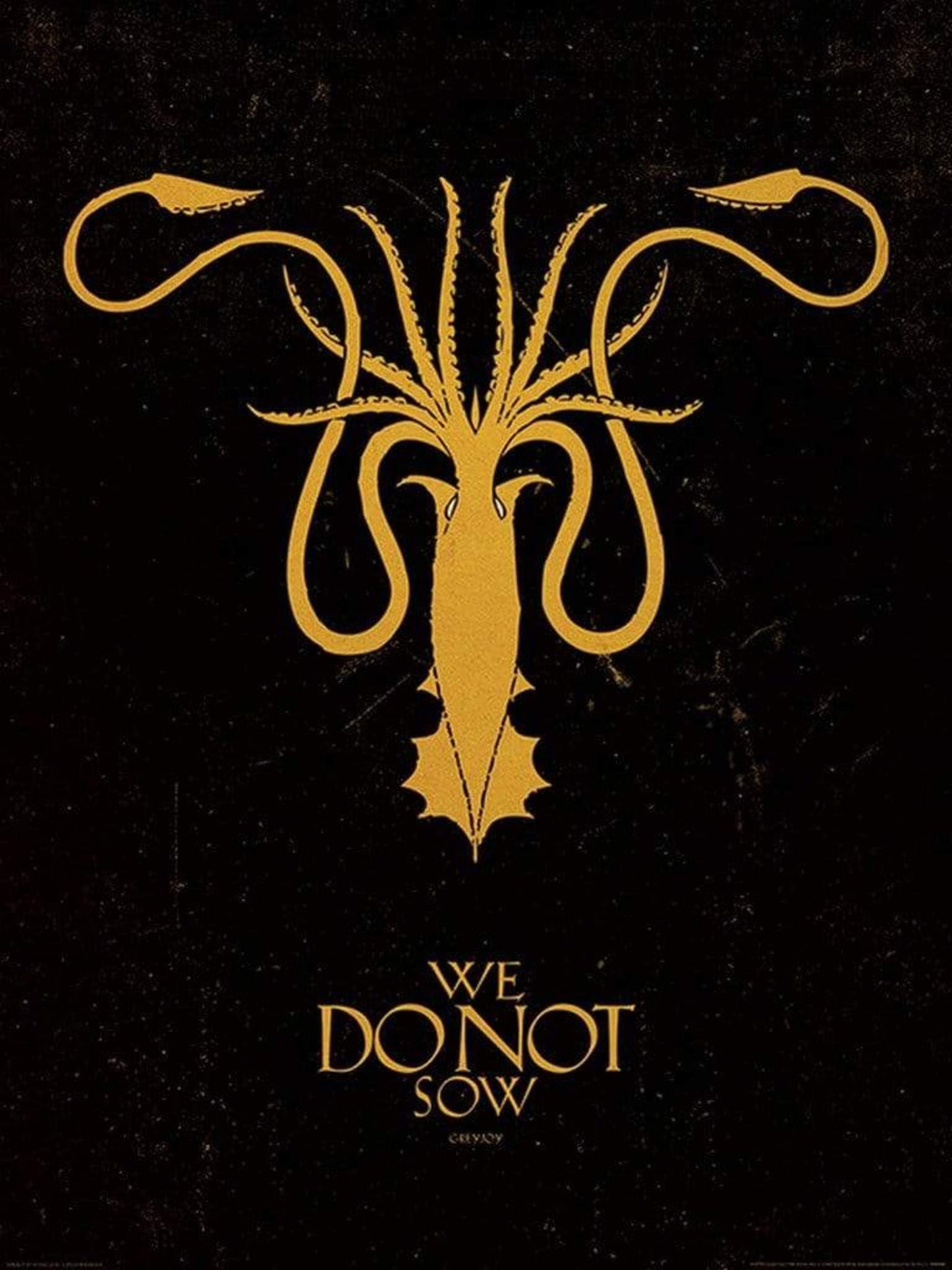 Kunstdruck Game of Thrones - Greyjoy 60x80cm