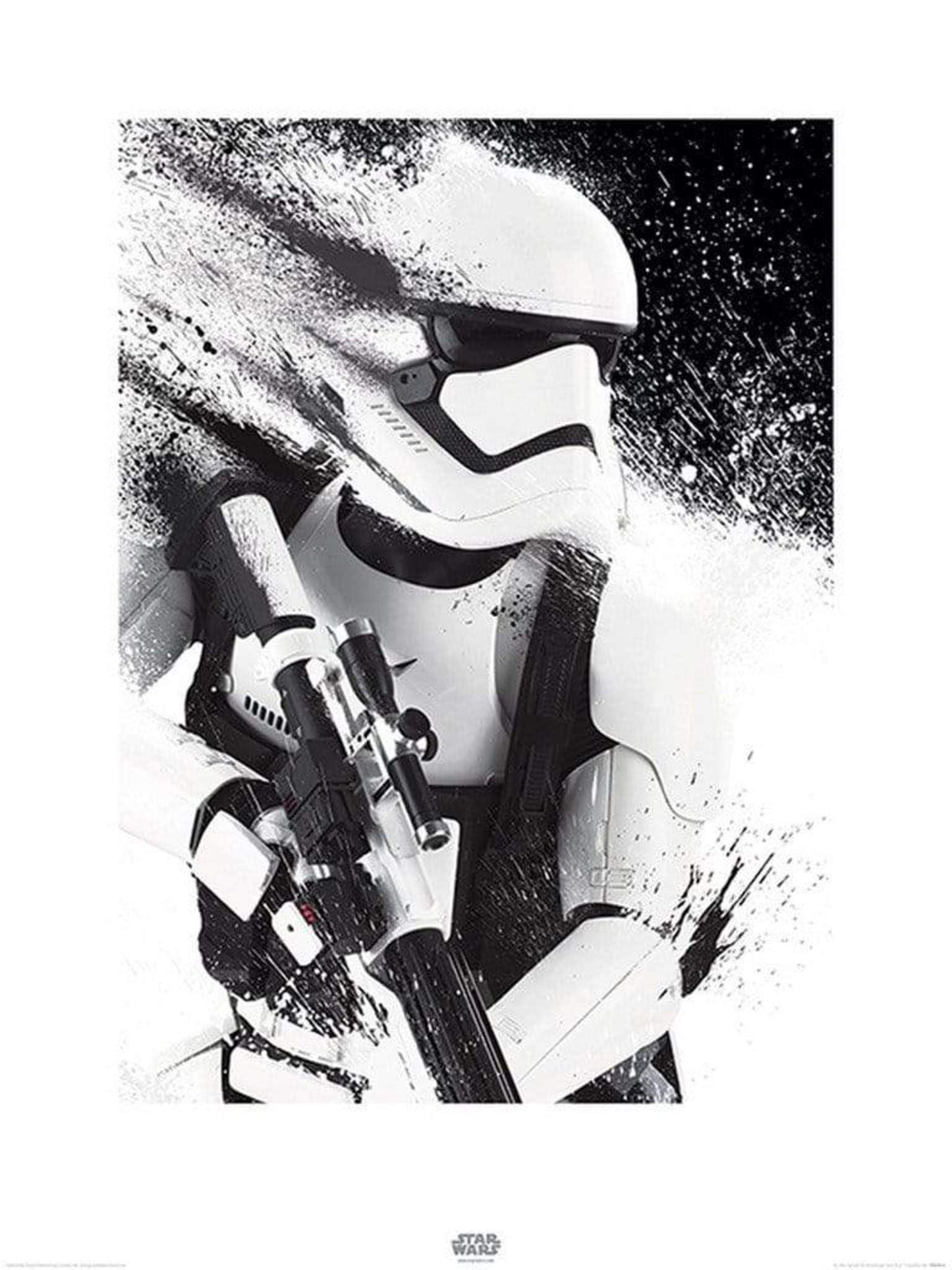Kunstdruck Star Wars - Episode VII Stormtrooper Paint 60x80cm