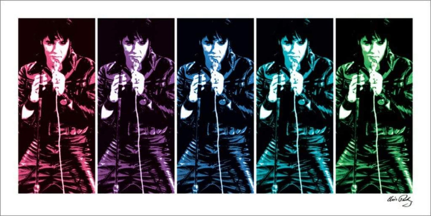 Kunstdruck Elvis Presley - 68 Comeback Special Pop Art 100x50cm