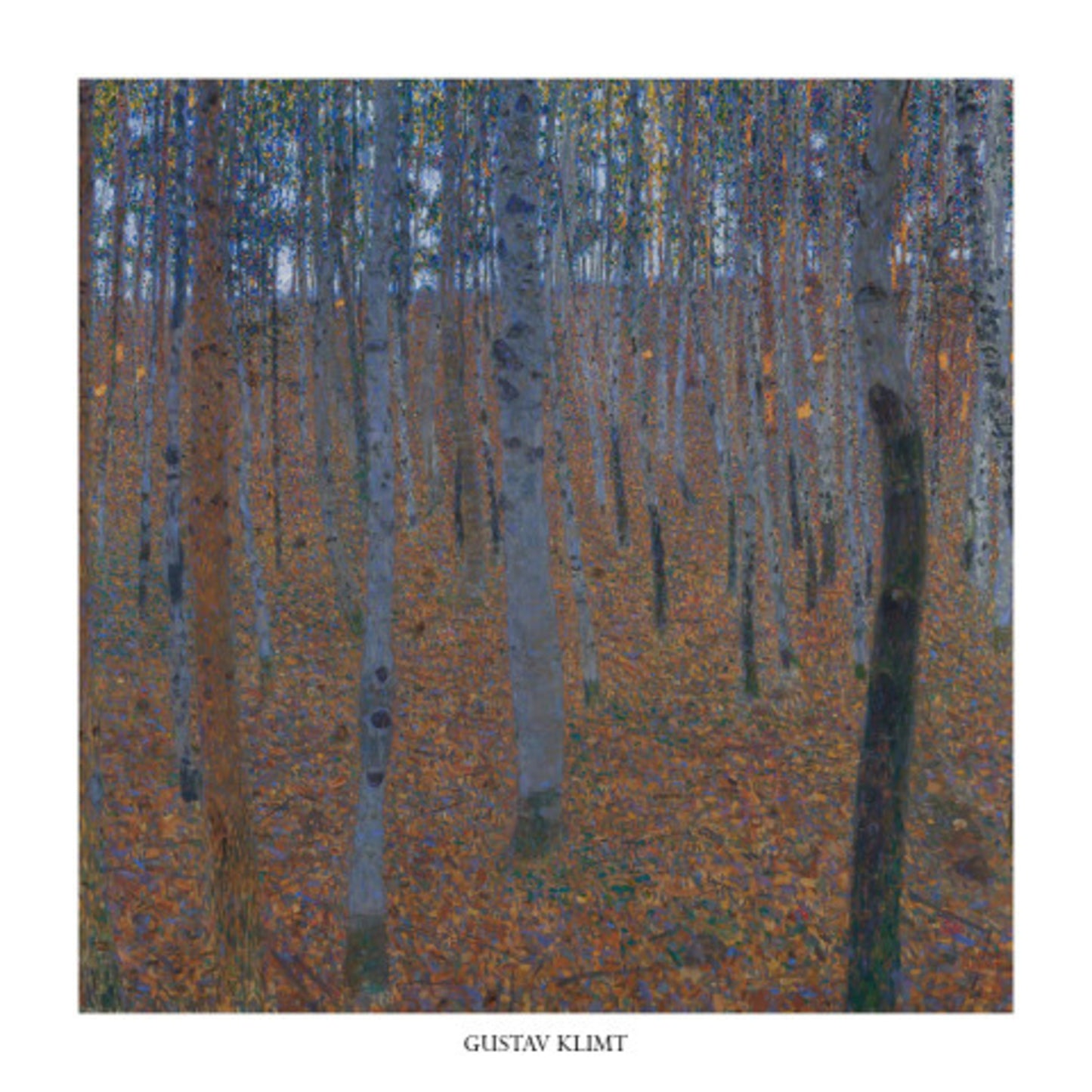 Kunstdruck Gustav Klimt - Faggeto 70x70cm