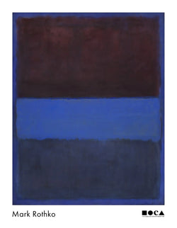 Kunstdruck Mark Rothko No. 61 Rust and Blue 71x91,5cm