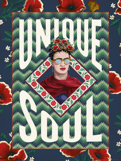 Kunstdruck Frida Kahlo - Unique Soul 30x40cm