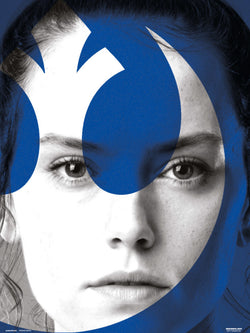 Kunstdruck Star Wars - Episode IX Rey 30x40cm