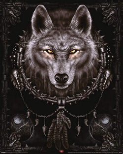 Poster Spiral Wolf Dreams 40x50cm