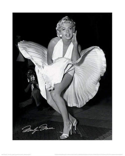 Kunstdruck Marilyn Monroe - Seven Year Itch 40x50cm