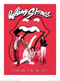 The Rolling Stones - Its Only Rock n Roll Kunstdruck 30x40cm