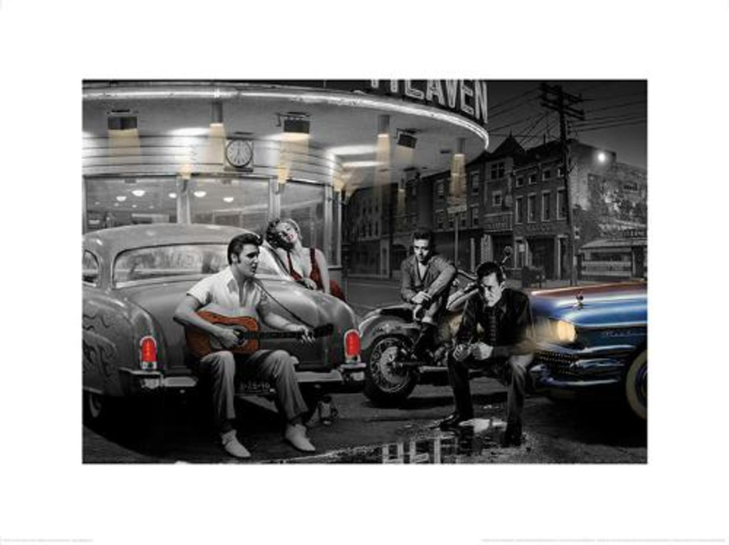 Kunstdruck Chris Consani - Legendary Crossroads 60x80cm