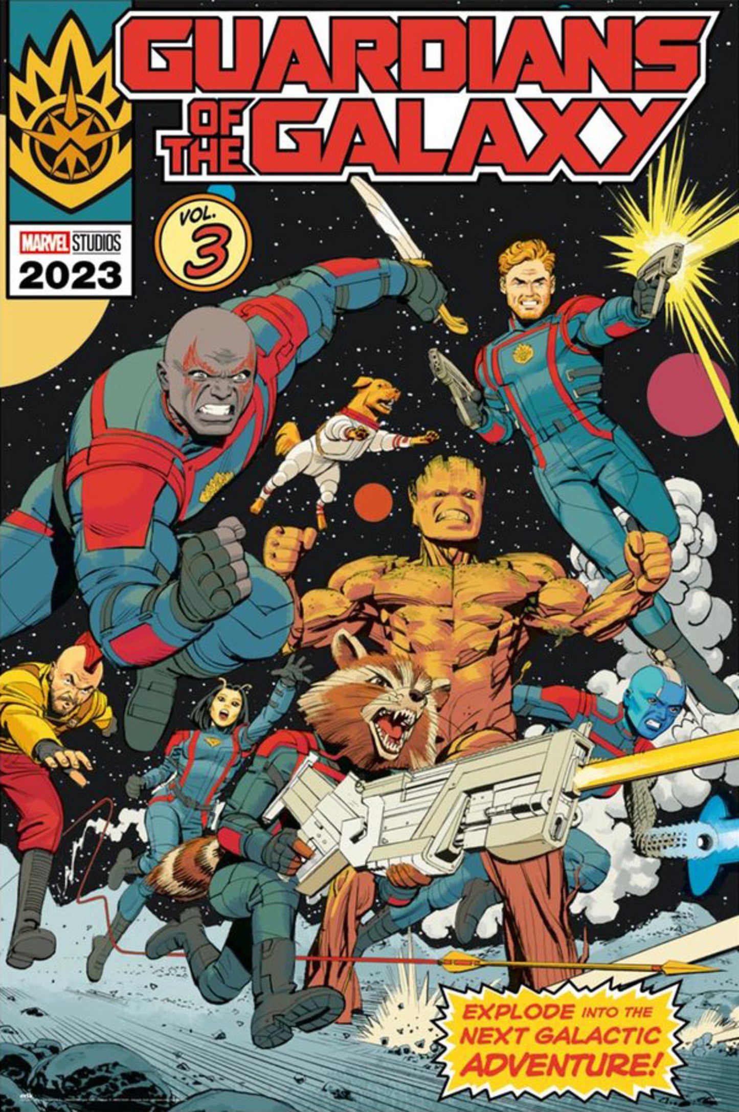 Poster Marvel - Guardians of the Galaxy - vol 3 61x91,5cm