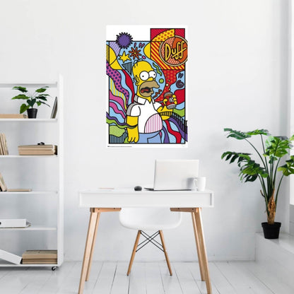 Poster The Simpsons - Donut Worry 61x91,5cm