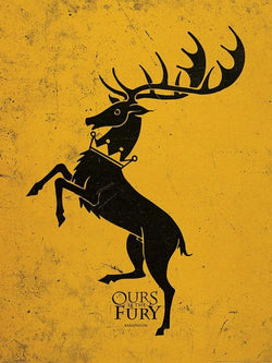 Kunstdruck Game of Thrones - Baratheon 60x80cm